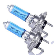 Auto Pearl Sapphire Series H7 Cool Blue Halogen Head Light Bulb (55W, 12V) Compatible for most of the Cars