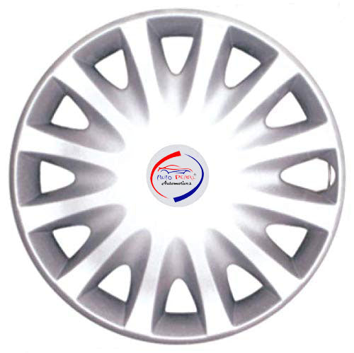 Auto Pearl Premium Set of 4 Pcs Car Wheel Cover for New Indigo 14 inches Replacements for OEM Steel Wheels ABS with Retention Ring for All Car
