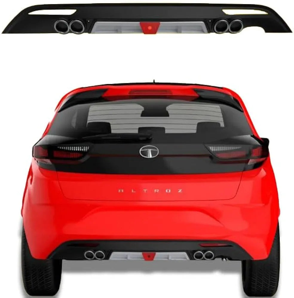 Auto Pearl Rear Bumper Diffuser with LED Imported Quality Compatiable with Altroz