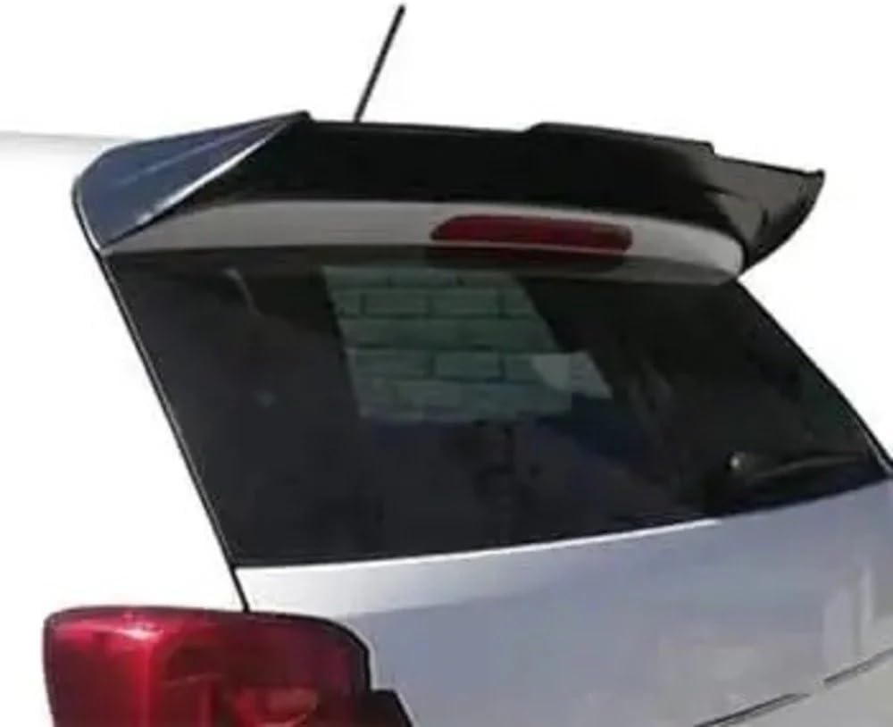 Auto Pearl Roof Wing Rear Spoiler Pro Plus Compatible with All Car |Car Spoiler with Light Weight | Color - Black