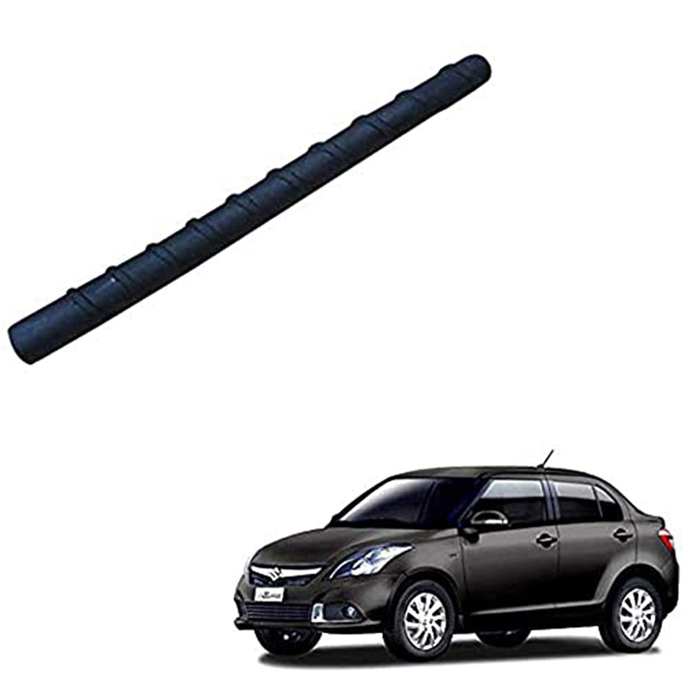 Auto Pearl - APA307 Vehicle Roof Mount Rubber Antenna Mast Flexible Car Antenna with Anti-Theft Design and Car Wash Safe - Black -Dzire New / Swift New / i10 New / Verna Fludic