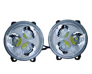 Auto Pearl - 3 LED DRL Fog Lamp Compatible with  (Set of 2 Pcs)
