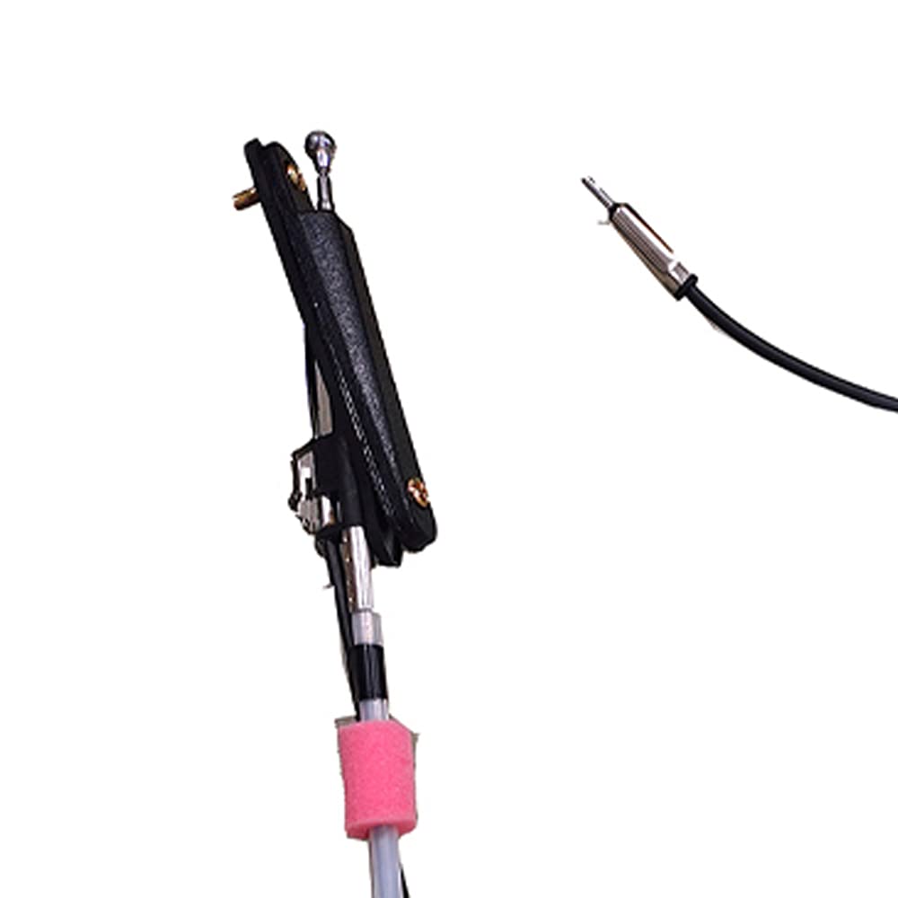 Auto Pearl - APA109 Vehicle Roof Mount Rubber Antenna Mast Flexible Car Antenna with Anti-Theft Design and Car Wash Safe - Black -Innova /Old Innova / Qualis /Corolla