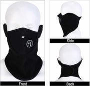 Neoprene Half Face Bike Riding Mask (Black) Decorative Mask (Black, Pack of 1)
