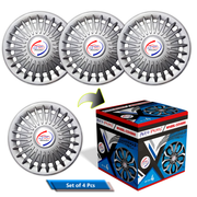 R13 Press Type Hubcap Rush Wheel Cover Replacements for OEM Steel Wheels Polypropylene