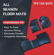 Car TPE Floor Mats Premium Life Long Foot Mat