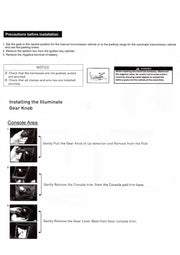 Car LED Illuminated Gear Lever Knob with Wire (Pack of 1)