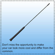 Auto Pearl - Vehicle Roof Mount Rubber Antenna Mast Flexible Car Antenna with Anti-Theft Design and Car Wash Safe - Black -Logan/Verito/Verito Vibe