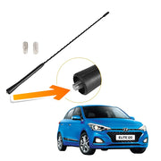 Vehicle Roof Mount Rubber Antenna Mast Flexible with Anti-Theft Design and Car Wash Safe - Black -Altis 2015 / Ameo / Verito / i20 2020 / i20 Elite 2018 / Polo / Capture / Rapid / Verna Fludic / Yeti / Superb / Vento / Verna 4S / i10 Grand 2017 / i20
