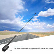 Auto Pearl - Vehicle Roof Mount Rubber Antenna Mast Flexible Car Antenna with Anti-Theft Design and Car Wash Safe - Black - Tiago/Bolt/Altroz