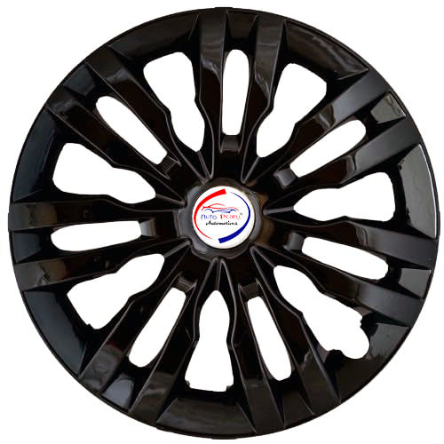 Auto Pearl - 14" inch | Set of 4 Pcs | Press Type Hubcap R14 Wheel Cover Replacements for OEM Steel Wheels PP Material with Retention Ring for All Car