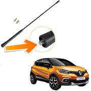 Vehicle Roof Mount Rubber Antenna Mast Flexible with Anti-Theft Design and Car Wash Safe - Black -Altis 2015 / Ameo / Verito / i20 2020 / i20 Elite 2018 / Polo / Capture / Rapid / Verna Fludic / Yeti / Superb / Vento / Verna 4S / i10 Grand 2017 / i20