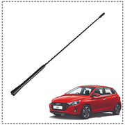 Vehicle Roof Mount Rubber Antenna Mast Flexible with Anti-Theft Design and Car Wash Safe - Black -Altis 2015 / Ameo / Verito / i20 2020 / i20 Elite 2018 / Polo / Capture / Rapid / Verna Fludic / Yeti / Superb / Vento / Verna 4S / i10 Grand 2017 / i20