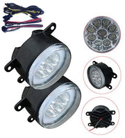 Car High Power 9-DRL LED DDEL Fog Light (Set of 2 Pcs)