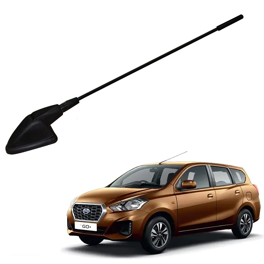 Auto Pearl - APA111 Vehicle Roof Mount Rubber Antenna Mast Flexible Car Antenna with Anti-Theft Design and Car Wash Safe - Black -GOPLUS / Terrano / Duster / Lodgy / Pulse / Micra