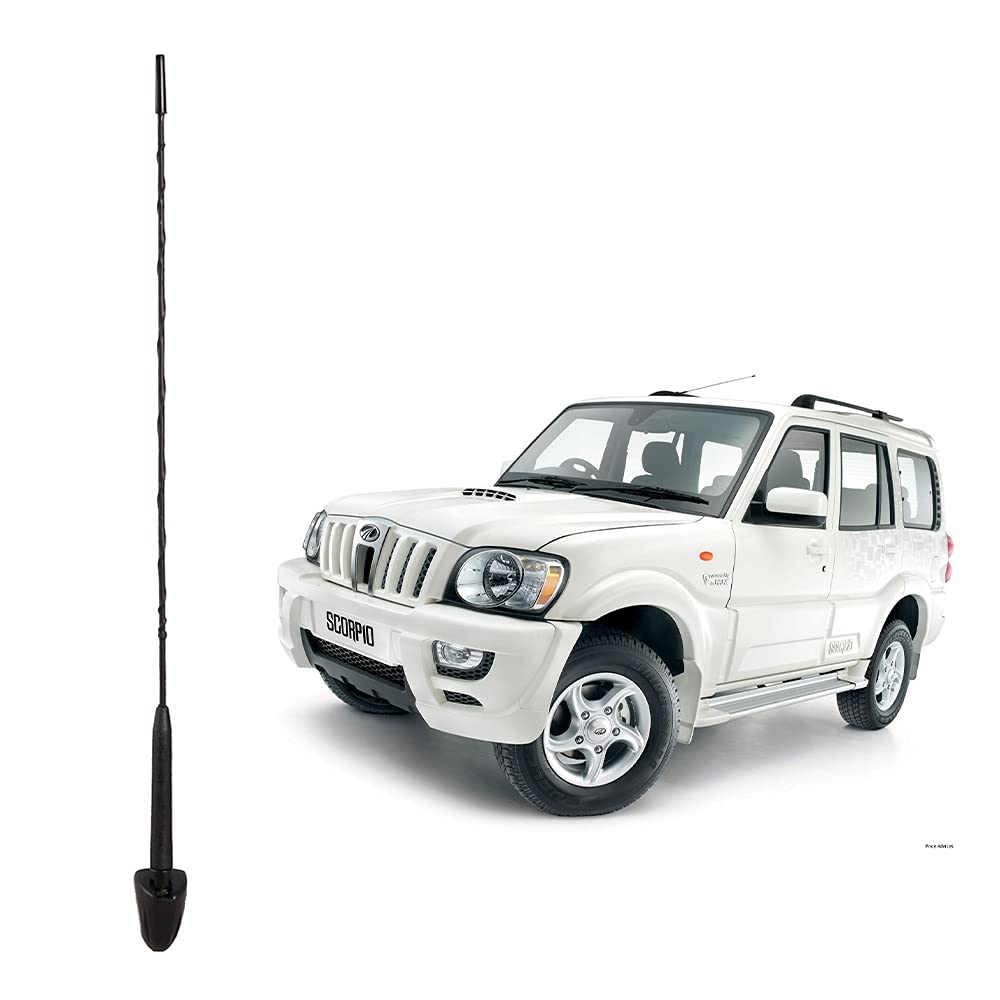 Auto Pearl Car Audio Roof Antenna for- Black for Scorpio