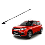 Auto Pearl - APA138 Vehicle Roof Mount Rubber Antenna Mast Flexible Car Antenna with Anti-Theft Design and Car Wash Safe - Black for Kwid/Brezza/Triber/City-ZX