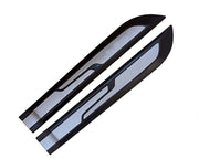 Side Door Beading/Side Cladding/Door Protector Black with Chrome Strip Accessories
