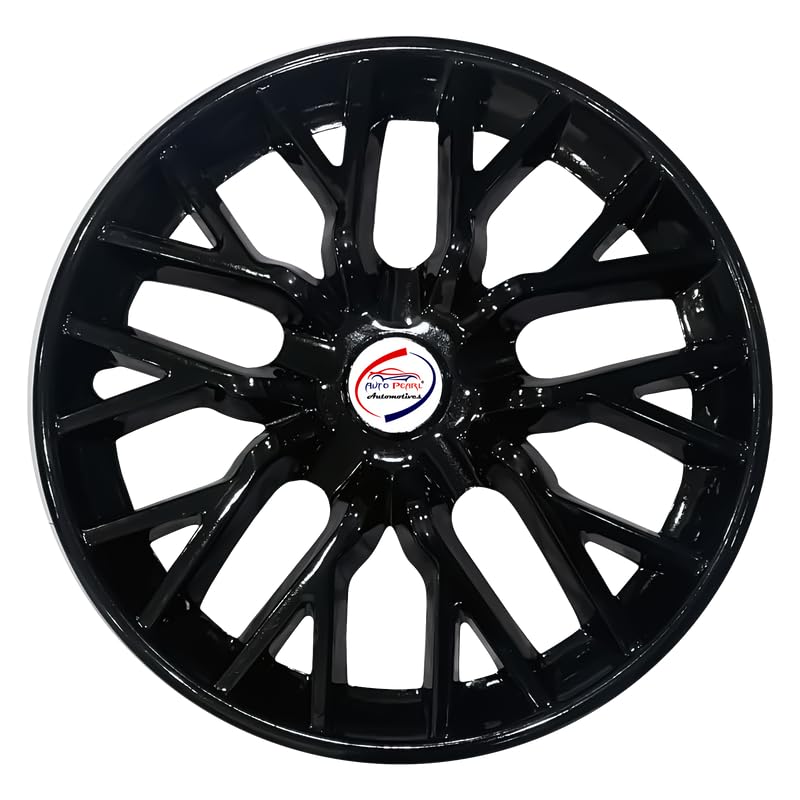 Auto Pearl - 14" inch | Set of 4 Pcs | Press Type Hubcap R14 Wheel Cover Replacements for OEM Steel Wheels PP Material with Retention Ring |Compatible with All Car