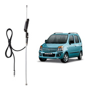Auto Pearl - Vehicle Roof Mount Rubber Antenna Mast Flexible Car Antenna with Anti-Theft Design and Car Wash Safe - Black -Alto/Old WagonR/Zen