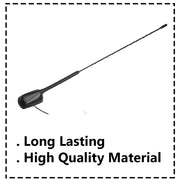 Auto Pearl - Vehicle Roof Mount Rubber Antenna Mast Flexible Car Antenna with Anti-Theft Design and Car Wash Safe - Black - Tiago/Bolt/Altroz