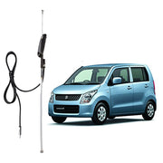 Auto Pearl - Vehicle Roof Mount Rubber Antenna Mast Flexible Car Antenna with Anti-Theft Design and Car Wash Safe - Black