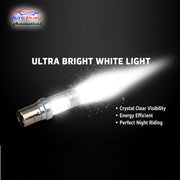 Auto Pearl Headlight M5-BA20D Led Bulb 2-Side Cob Led Bulb White light for LML VESPA/XE/NV/BAJAJ CHETAK ELEC./KB-4S/PULSAR/CALIBER CROMA (Pack of 1)