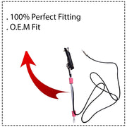 Auto Pearl - APA103 Vehicle Roof Mount Rubber Antenna Mast Flexible Car Antenna with Anti-Theft Design and Car Wash Safe - Black -Gypsy