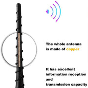 Auto Pearl - APA307 Vehicle Roof Mount Rubber Antenna Mast Flexible Car Antenna with Anti-Theft Design and Car Wash Safe - Black -Dzire New / Swift New / i10 New / Verna Fludic