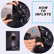 Car Inflatable Bed Air Sofa with Two Inflatable Pillow for Car Fits Most Car Models