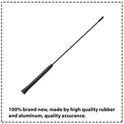 Auto Pearl - Vehicle Roof Mount Rubber Antenna Mast Flexible Car Antenna with Anti-Theft Design and Car Wash Safe - Black -Logan/Verito/Verito Vibe