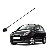 Auto Pearl - APA307 Vehicle Roof Mount Rubber Antenna Mast Flexible Car Antenna with Anti-Theft Design and Car Wash Safe - Black -Spart / Beat / i10 old / Getz