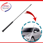 Auto Pearl - Vehicle Roof Mount Rubber Antenna Mast Flexible Car Antenna with Anti-Theft Design and Car Wash Safe - Black -Logan/Verito/Verito Vibe