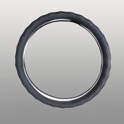 Ring Type Car Steering Wheel Cover Medium (Gold Full Cola) for Cars