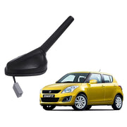 Auto Pearl - Vehicle Roof Mount Rubber Antenna Mast Flexible Car Antenna with Anti-Theft Design and Car Wash Safe - Black -Baleno/Swift/Dzire/S-Cross/Santro 2018/XUV 300/Venue/Harrier/ignis