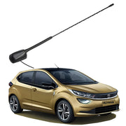 Auto Pearl - Vehicle Roof Mount Rubber Antenna Mast Flexible Car Antenna with Anti-Theft Design and Car Wash Safe - Black - Tiago/Bolt/Altroz