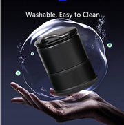 Cigarette Ashtray, Fire Proof, Smell Proof & Smokeless Lid Easy to Clean Smoke Trash Can For AC Air Vent, Cup Holder, Dashboard Pack of 1 (Black)