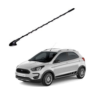 Auto Pearl - Vehicle Roof Mount Rubber Antenna Mast Flexible Car Antenna with Anti-Theft Design and Car Wash Safe - Black