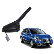 Auto Pearl - Vehicle Roof Mount Rubber Antenna Mast Flexible Car Antenna with Anti-Theft Design and Car Wash Safe - Black -Baleno/Swift/Dzire/S-Cross/Santro 2018/XUV 300/Venue/Harrier/ignis