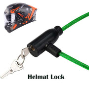 Auto Pearl Steel Theft Proof Cable Lock for Motorcycle Bike Lock Durable Cycle Lock with 2 Keys Compatible with All Bike