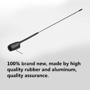 Auto Pearl - Vehicle Roof Mount Rubber Antenna Mast Flexible Car Antenna with Anti-Theft Design and Car Wash Safe - Black - Tiago/Bolt/Altroz