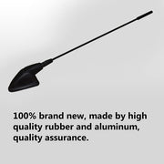 Auto Pearl - APA138 Vehicle Roof Mount Rubber Antenna Mast Flexible Car Antenna with Anti-Theft Design and Car Wash Safe - Black for Kwid/Brezza/Triber/City-ZX