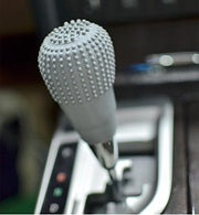 Car Non Slip Soft Silicon Black Color Gear Shift Knob Cover- (Auto Transmission)