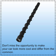 Auto Pearl - Vehicle Roof Mount Rubber Antenna Mast Flexible Car Antenna with Anti-Theft Design and Car Wash Safe - Black -i10Grand / Xcent