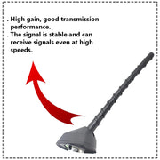Auto Pearl - APA307 Vehicle Roof Mount Rubber Antenna Mast Flexible Car Antenna with Anti-Theft Design and Car Wash Safe - Black -Dzire New / Swift New / i10 New / Verna Fludic
