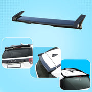 Auto Pearl FRP/ABS Drill Free Roof Spoiler Compatible with Hyundai Exter | Car Roof Spoiler without Brake Light Reflector (Black)