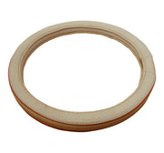 Ring Type Car Steering Wheel Cover Medium (Diamond Beige Red) for Cars
