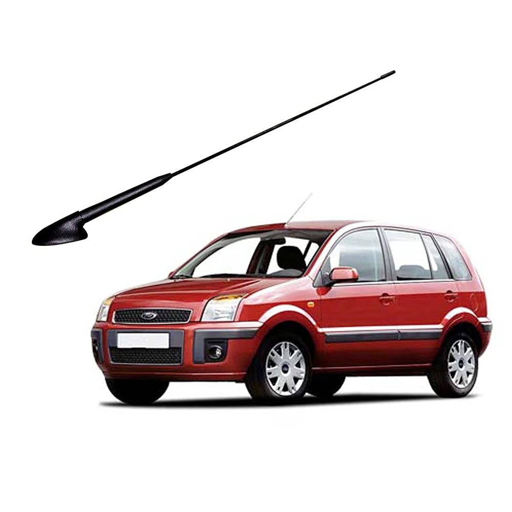 Auto Pearl - Vehicle Roof Mount Rubber Antenna Mast Flexible Car Antenna with Anti-Theft Design and Car Wash Safe - Black -Fusion