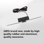 Auto Pearl - Vehicle Roof Mount Rubber Antenna Mast Flexible Car Antenna with Anti-Theft Design and Car Wash Safe - Black -Eeco/Versa