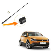 Vehicle Roof Mount Rubber Antenna Mast Flexible with Anti-Theft Design and Car Wash Safe - Black -Altis 2015 / Ameo / Verito / i20 2020 / i20 Elite 2018 / Polo / Capture / Rapid / Verna Fludic / Yeti / Superb / Vento / Verna 4S / i10 Grand 2017 / i20